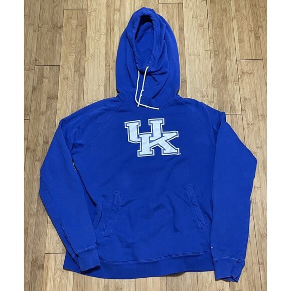 Nike •  Kentucky Wildcats Funnel Hoodie • Women’s XL | Blue | - Picture 1 of 8